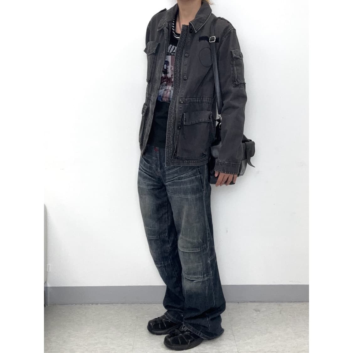 빈티지 백넘버 워크웨어 자켓 y2k 상품이미지3