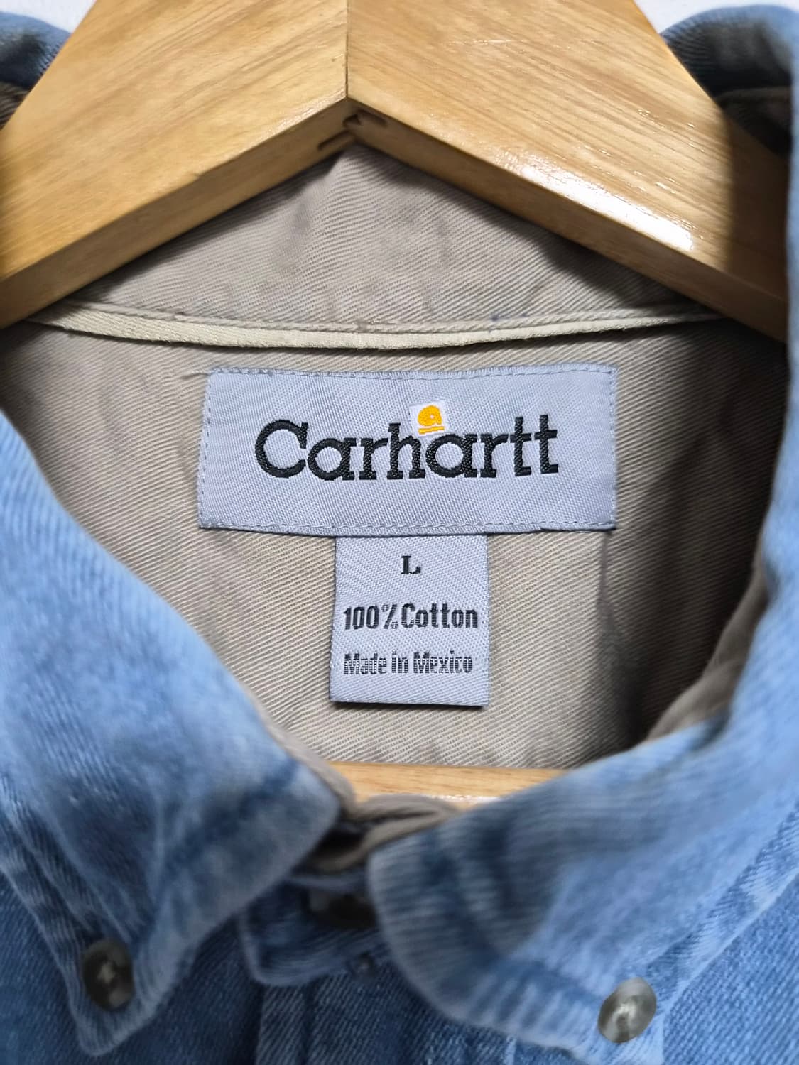칼하트Carhartt 데님 셔츠 L - S258 상품이미지4