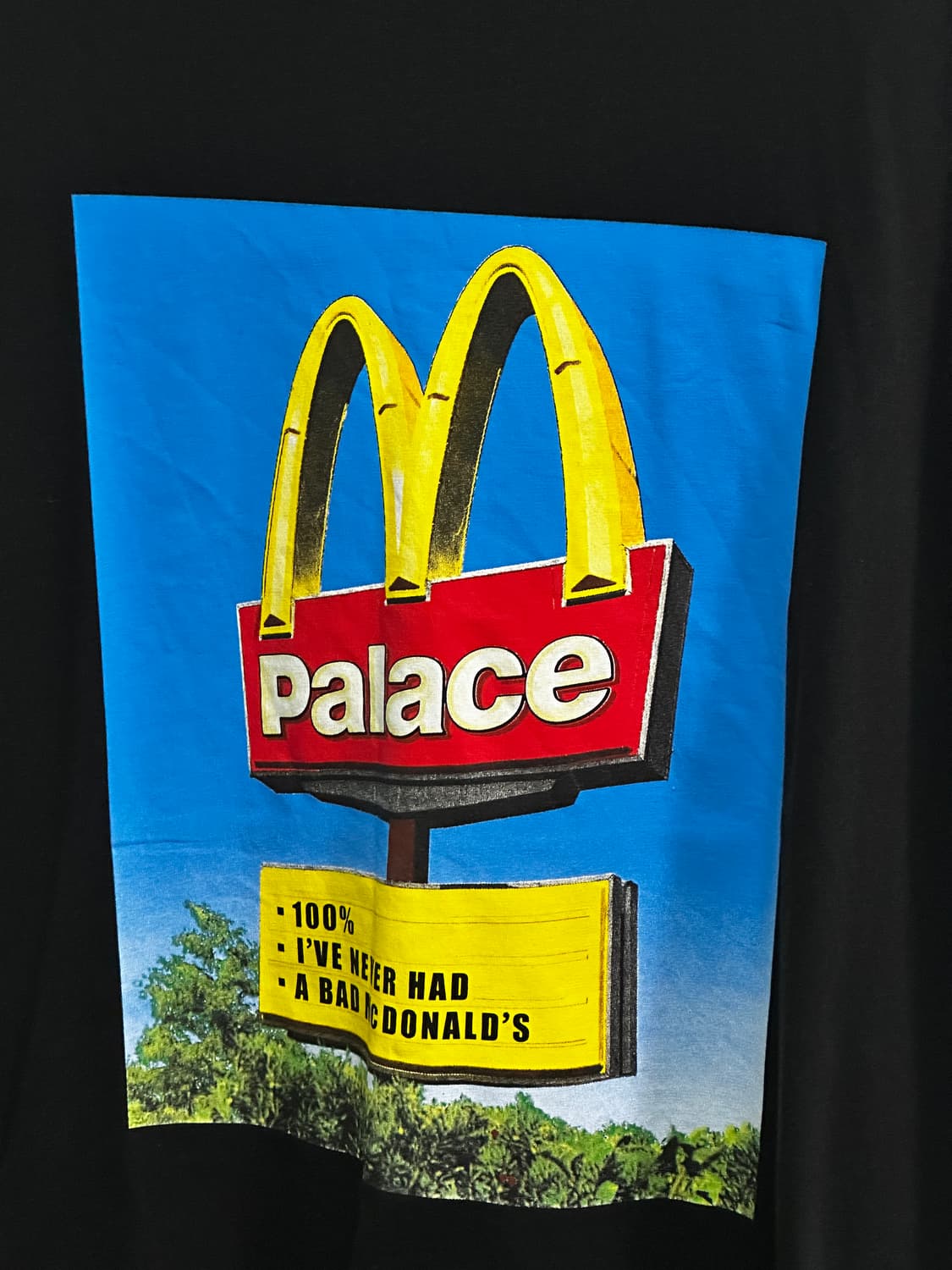 팔라스 x 맥도날드 사인 티셔츠 블랙 - 23FW XL 상품이미지2