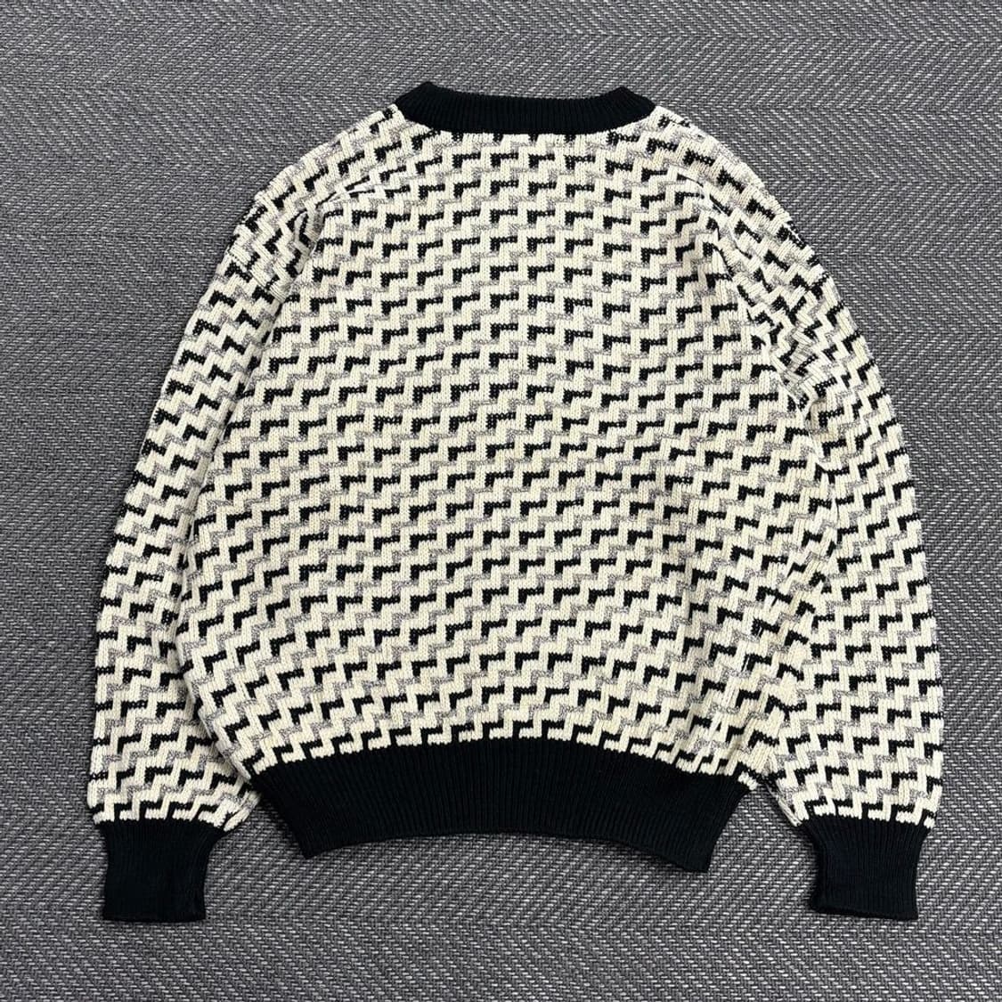 Zety Wales 체크 패턴 니트 V0542 상품이미지2