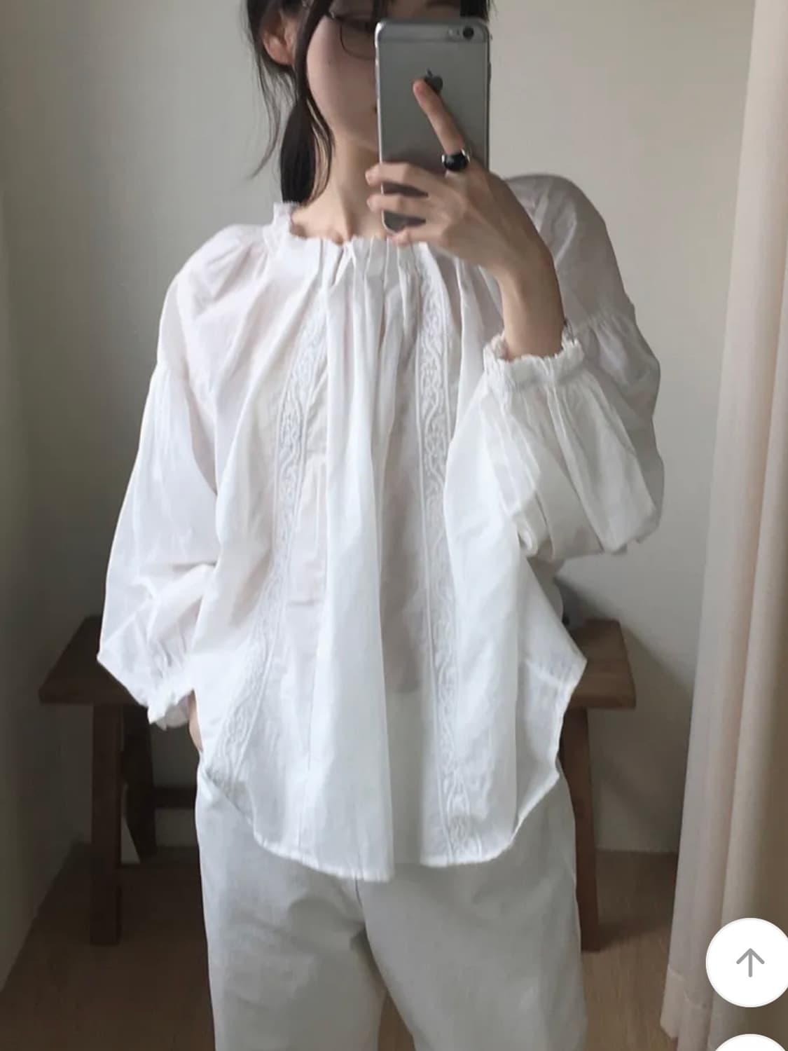 (1회착용) 메이비베이비 Lissana blouse 블라우스 상품이미지4