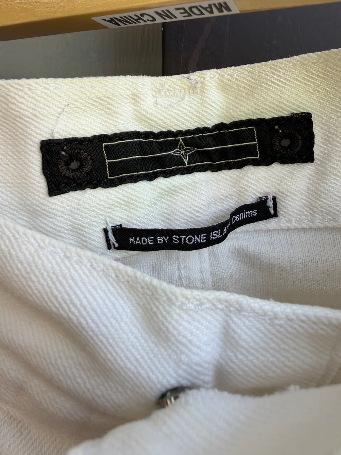 33~34/ 스톤아일랜드 00AW 디스 화이트 데님팬츠 상품이미지6