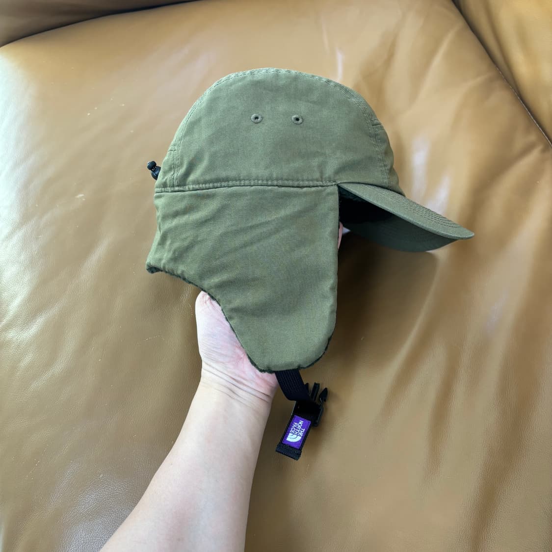 나나미카 노스페이스 퍼플라벨 이어플랩 볼캡 모자 카키 상품이미지10