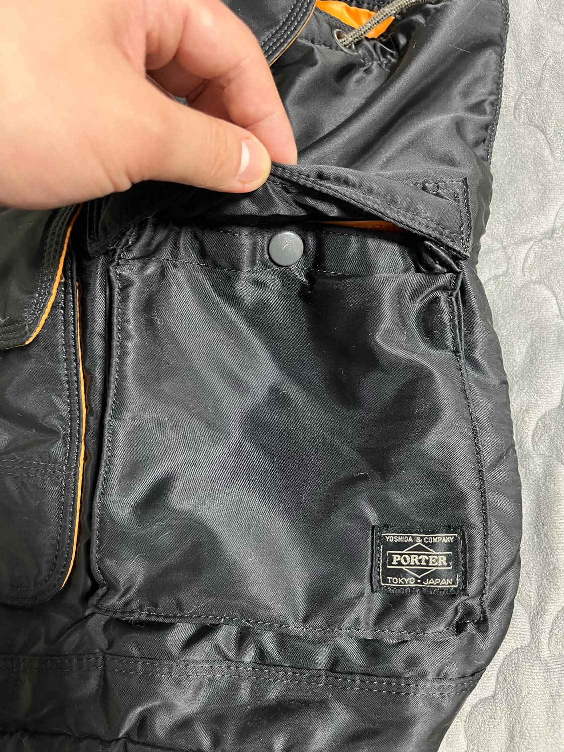 Porter 요시다포터 탱커 스냅 백팩 럭색 블랙 상품이미지2