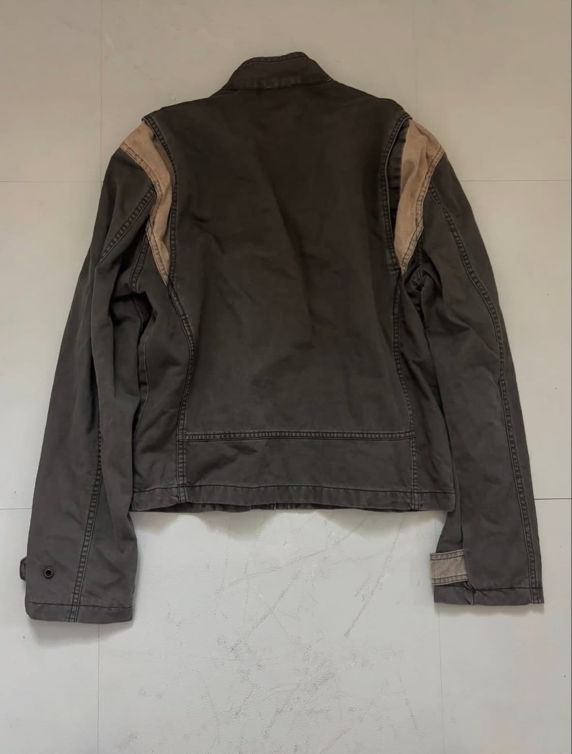 charcoal neck burkle jecket 상품이미지4