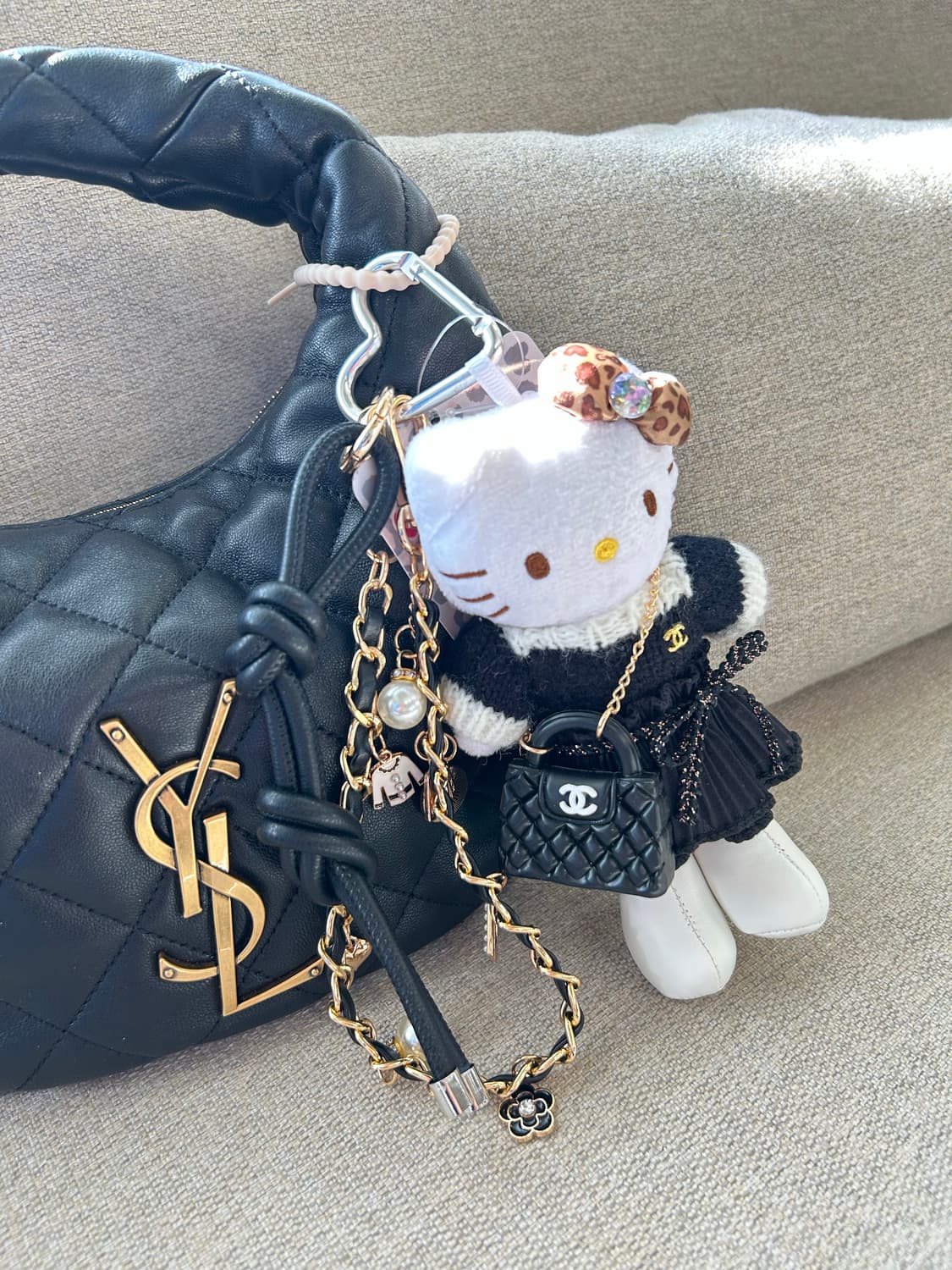 (26)롱다리키티 커스텀키링-🖤 Black Classic 🖤 상품이미지9