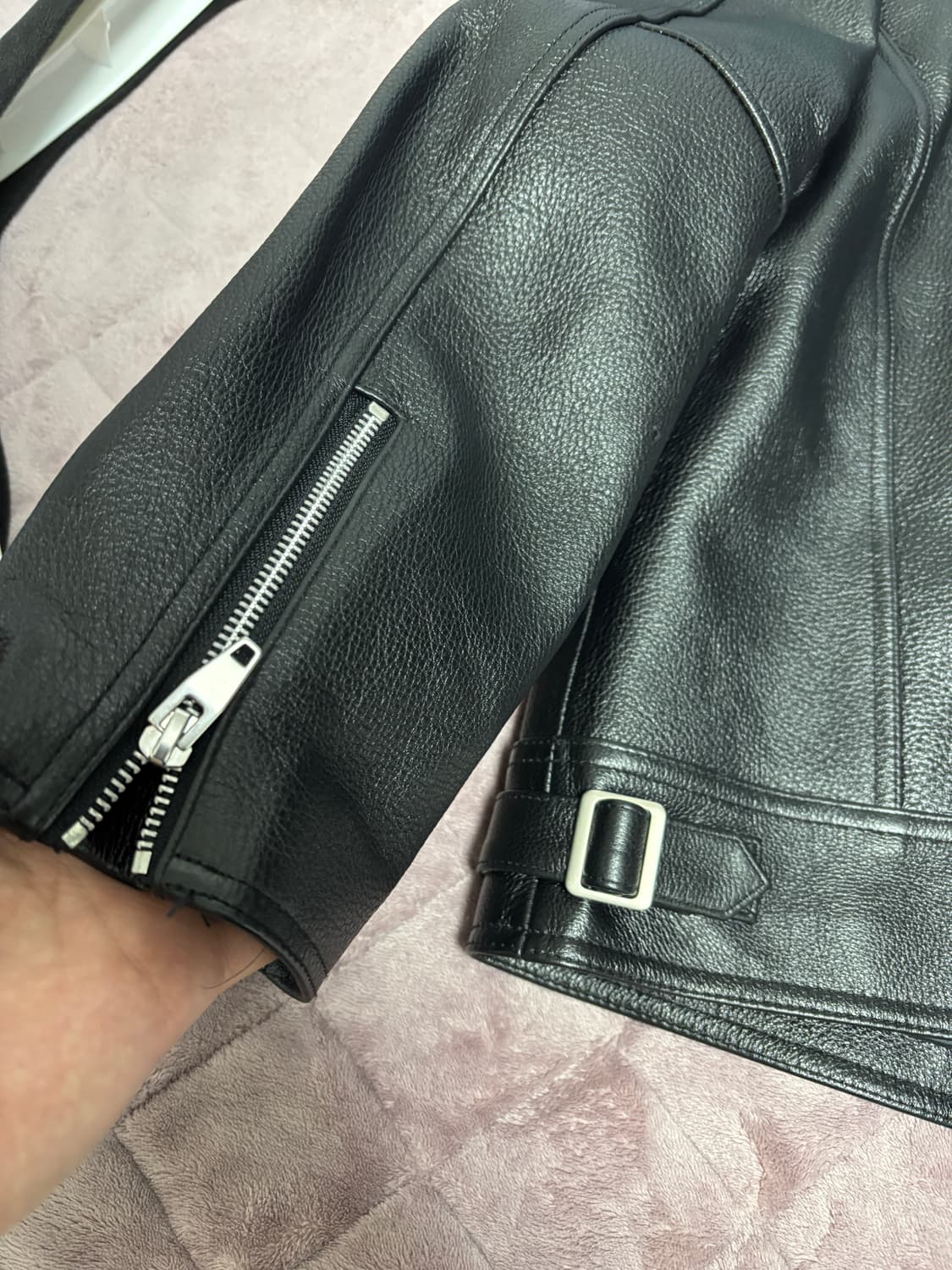 스페로네 카우하이드 싱글 레더 자켓 상품이미지6