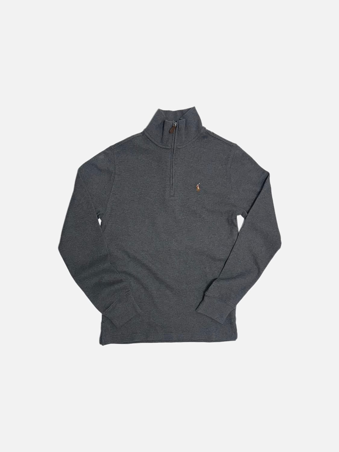 폴로 랄프로렌 코튼 반집업 긴팔티 주니어 QR신형 상품이미지1