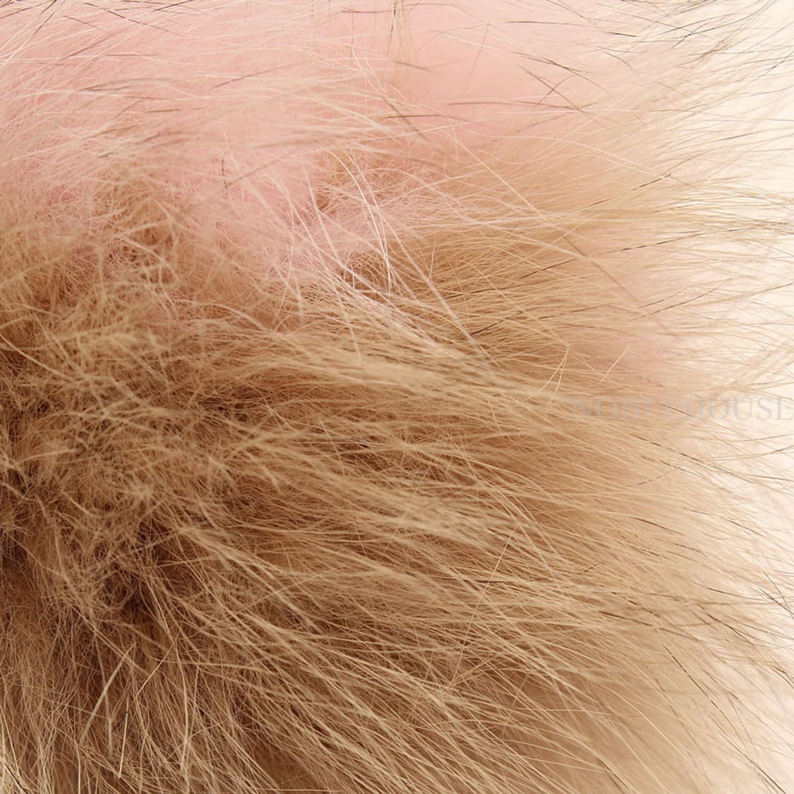 펜디 베이지&핑크 투톤 폼폼 백참겸 키링 상품이미지4