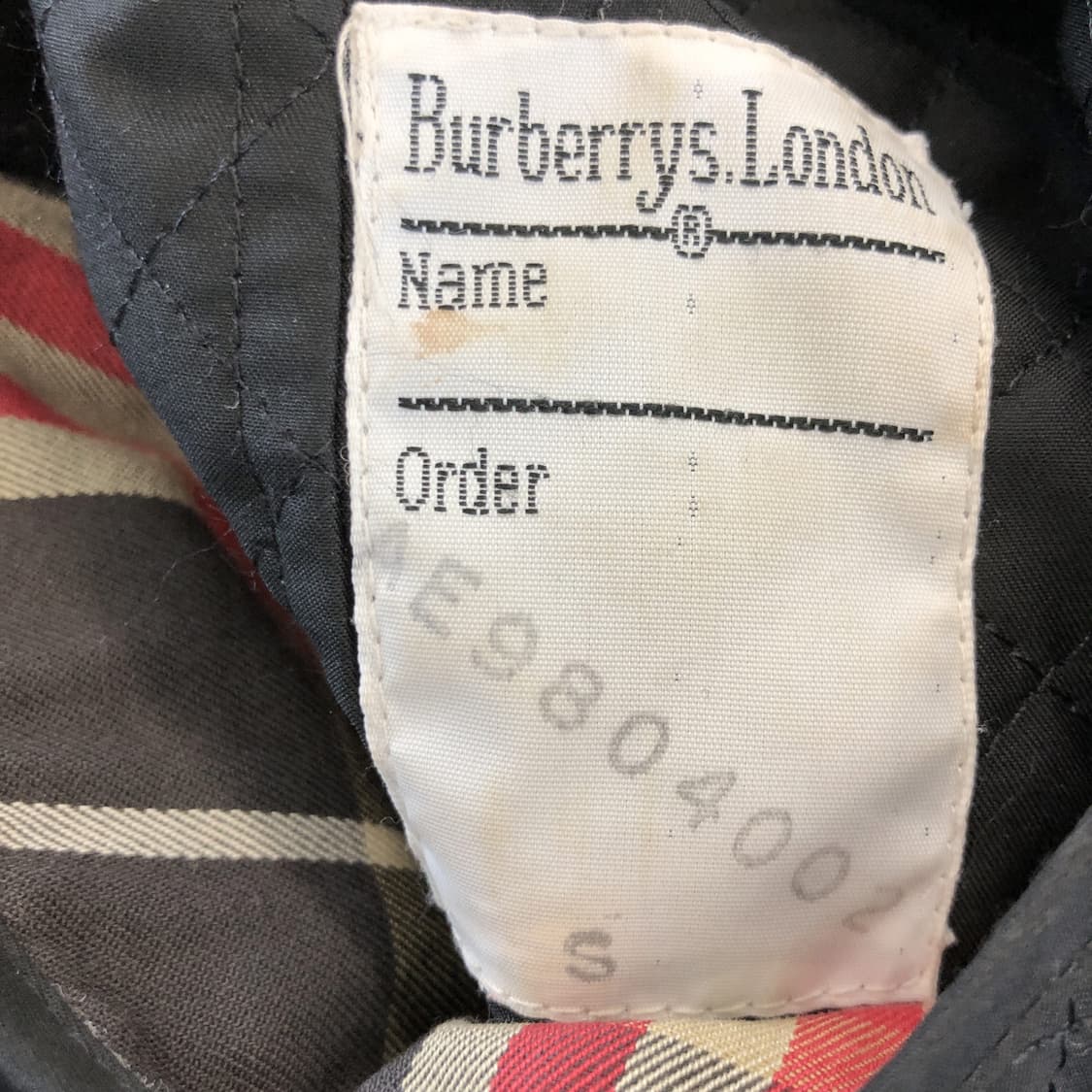 버버리 블루라벨 퀼팅자켓 S  상품이미지6