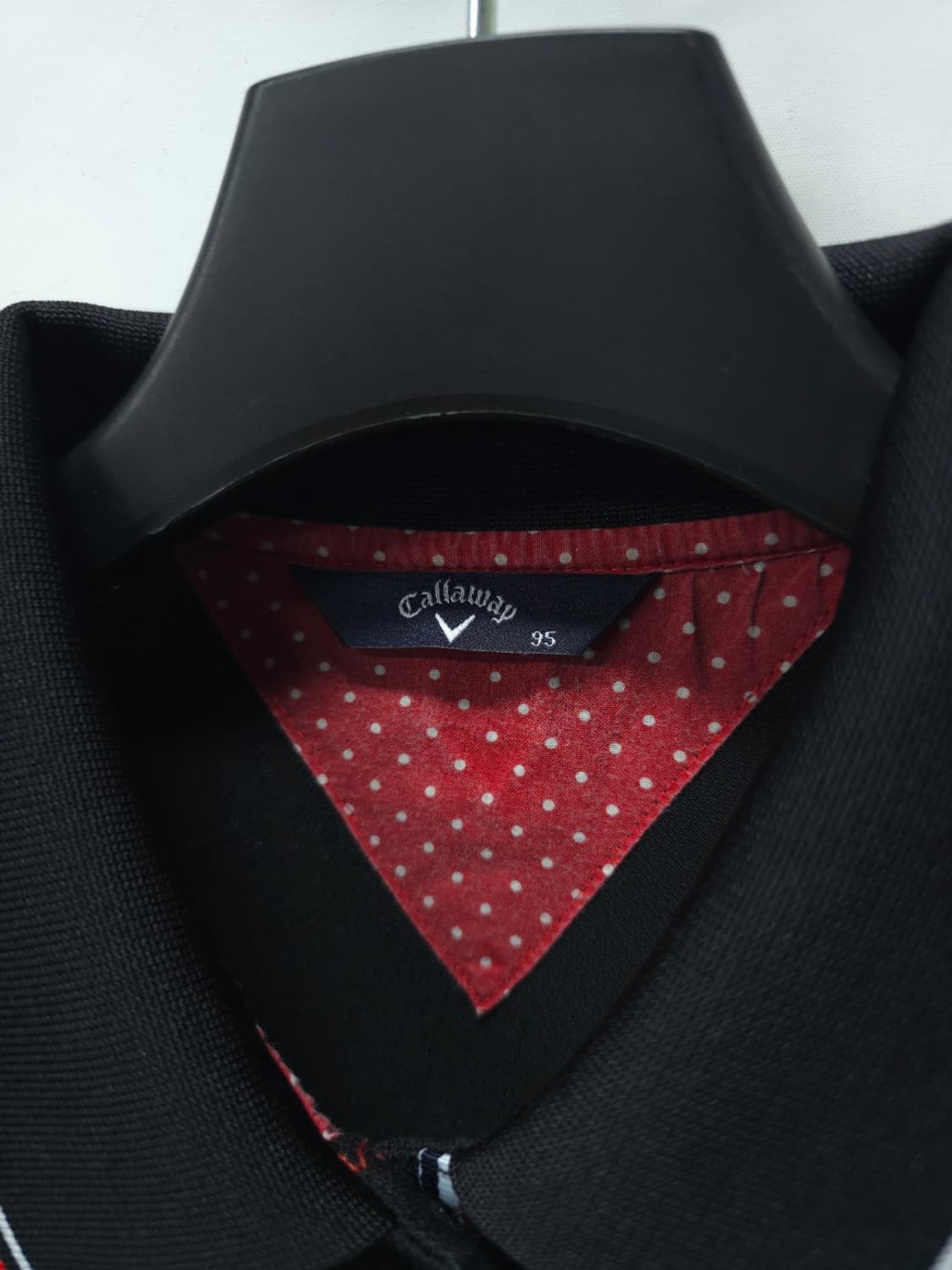 캘러웨이 여성 레드 라인 포인트 반팔 피케 셔츠(55~66) 상품이미지3