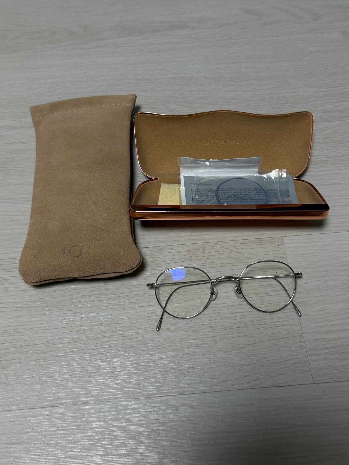 텐아이반 No.3(47) c.1s 유광실버 티타늄 안경테 상품이미지1