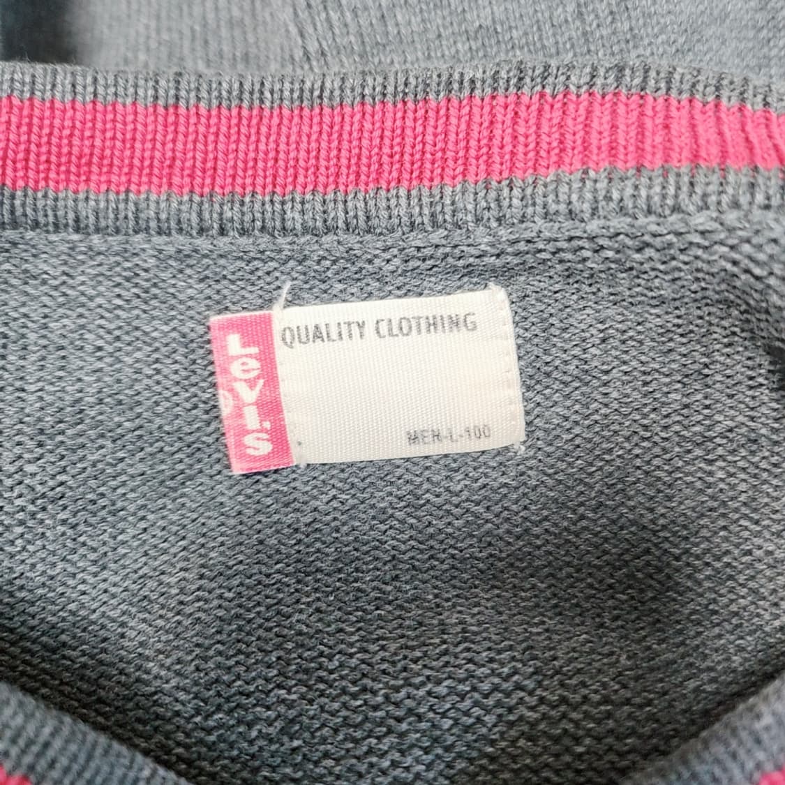 [100] 리바이스 V넥 면니트 상품이미지3