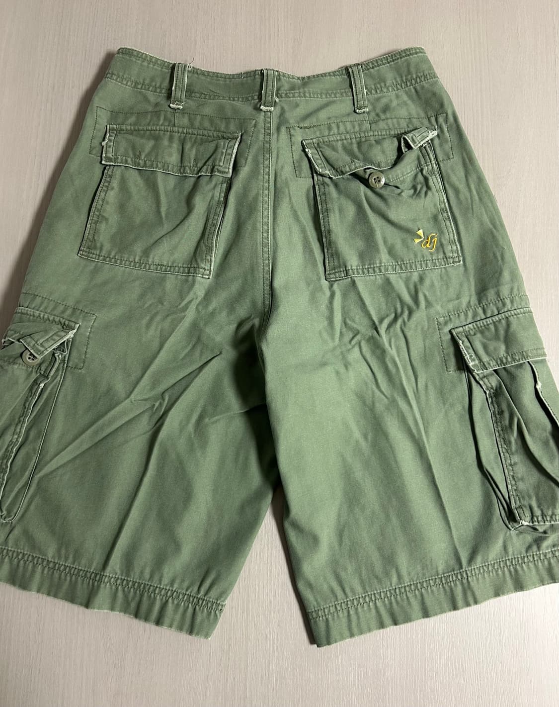 빈티지 카키 버뮤다 팬츠 상품이미지2