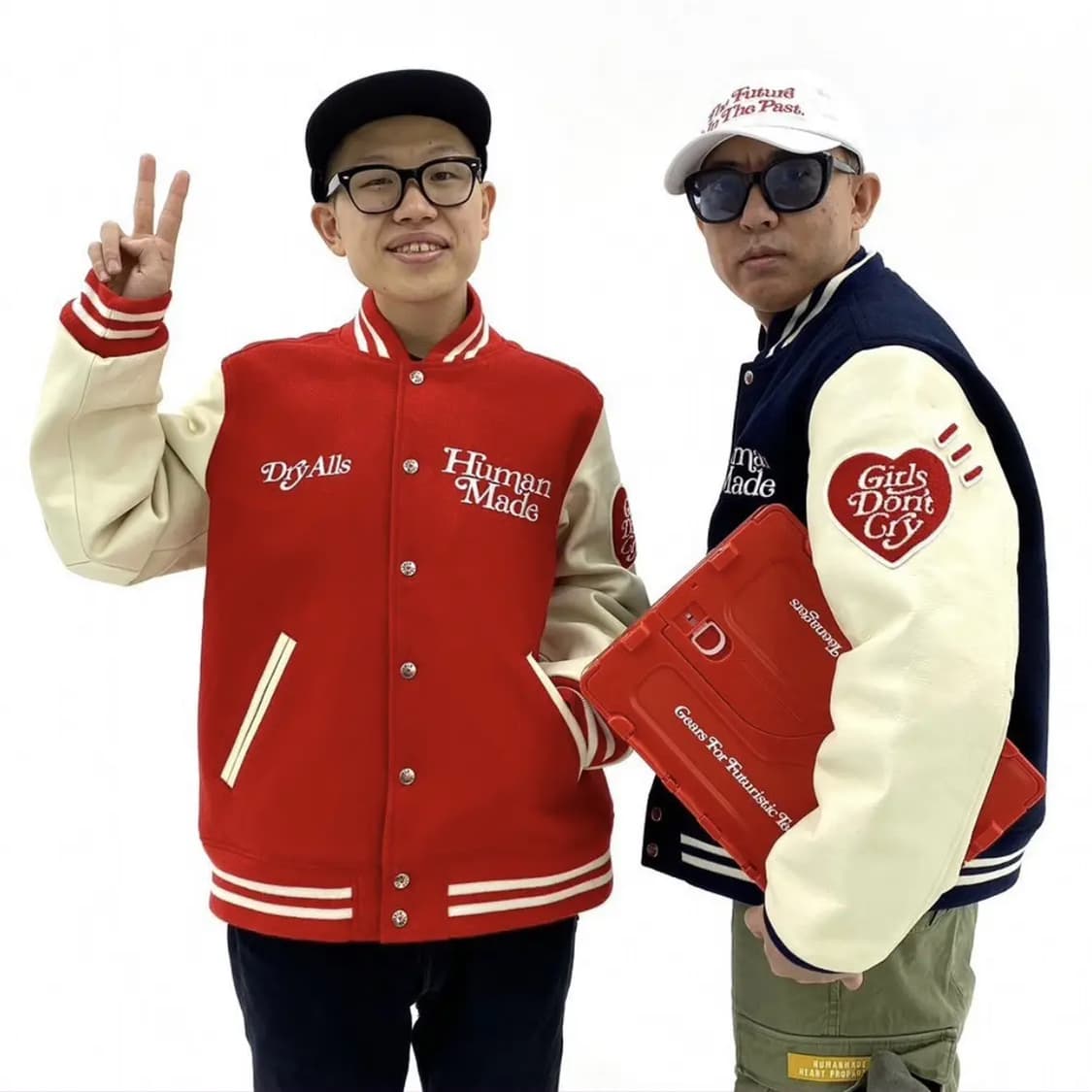 휴먼메이드 X 걸스돈크라이 바시티 자켓 20FW 상품이미지2