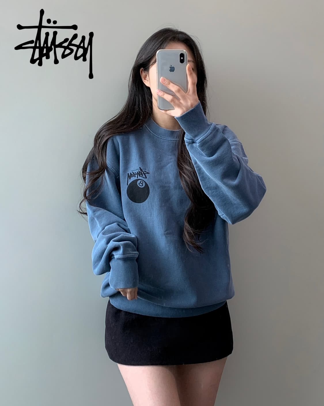 스투시 에잇8볼 맨투맨 상품이미지3