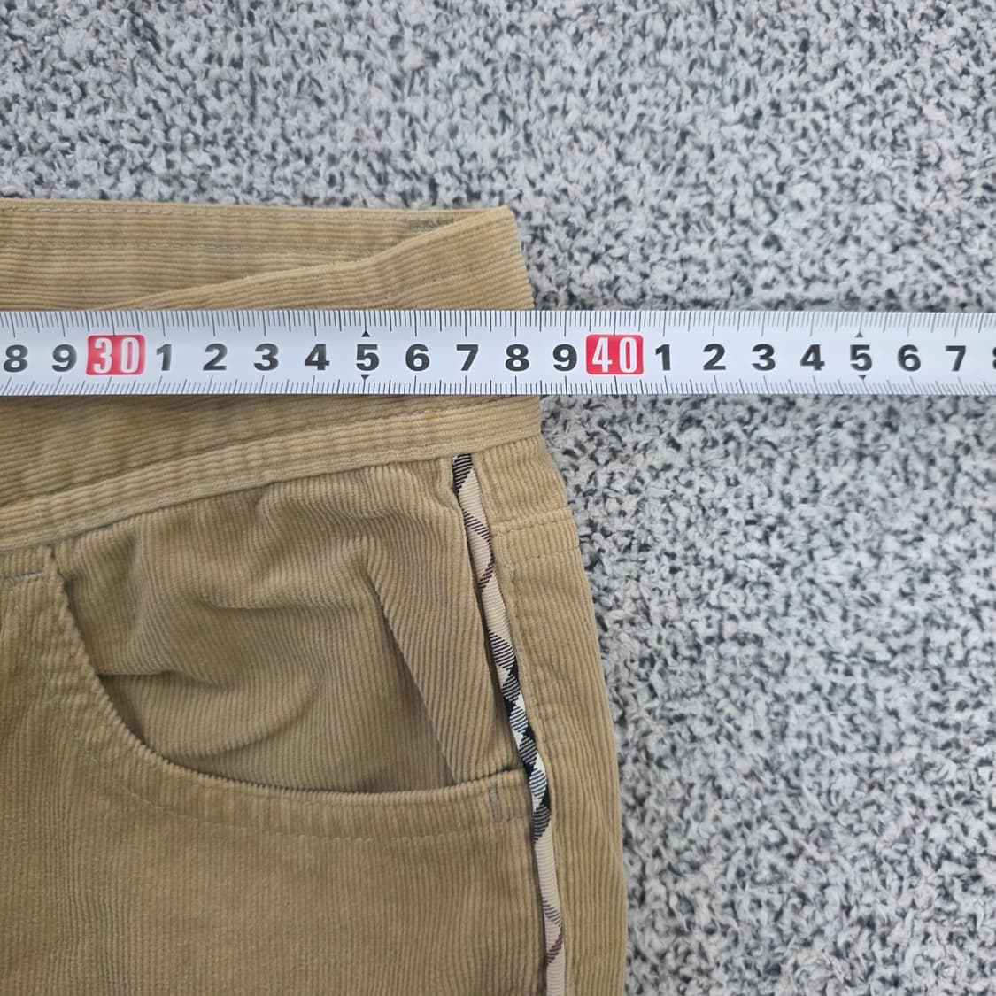 [USA-8] 버버리 코듀로이 팬츠 0203J 상품이미지7