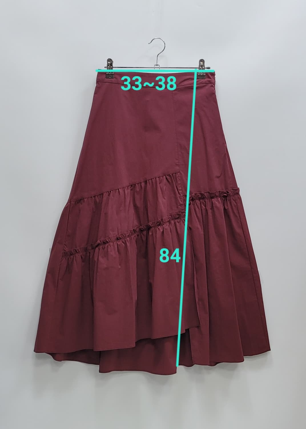JUCY JUDY 20SS 쥬시쥬디 바스락 스커트 / 여 26 자주색
 상품이미지9