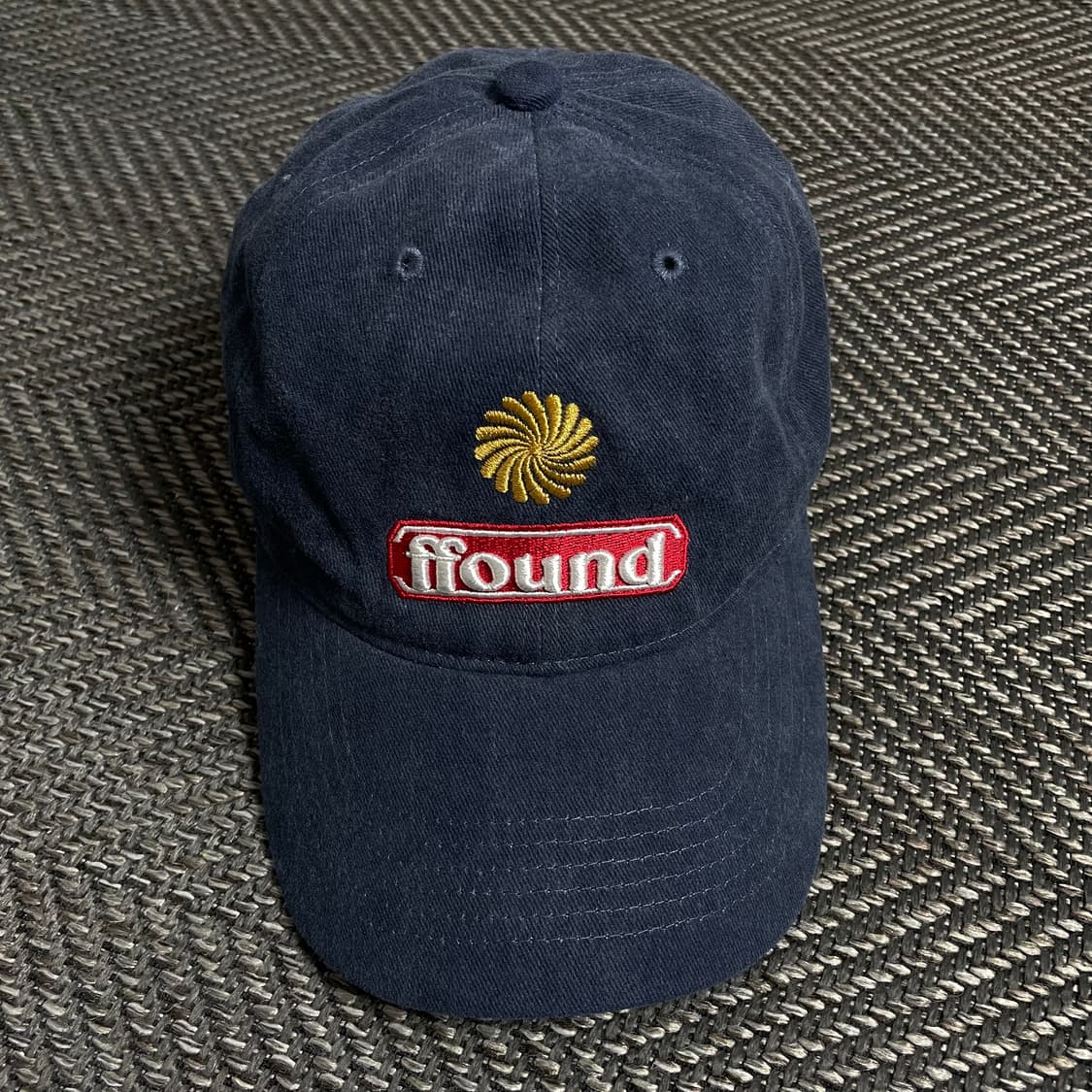 블랙 휴먼앤캣 빅로고 스톤 워시드 네이비 볼캡y 4863 상품이미지2