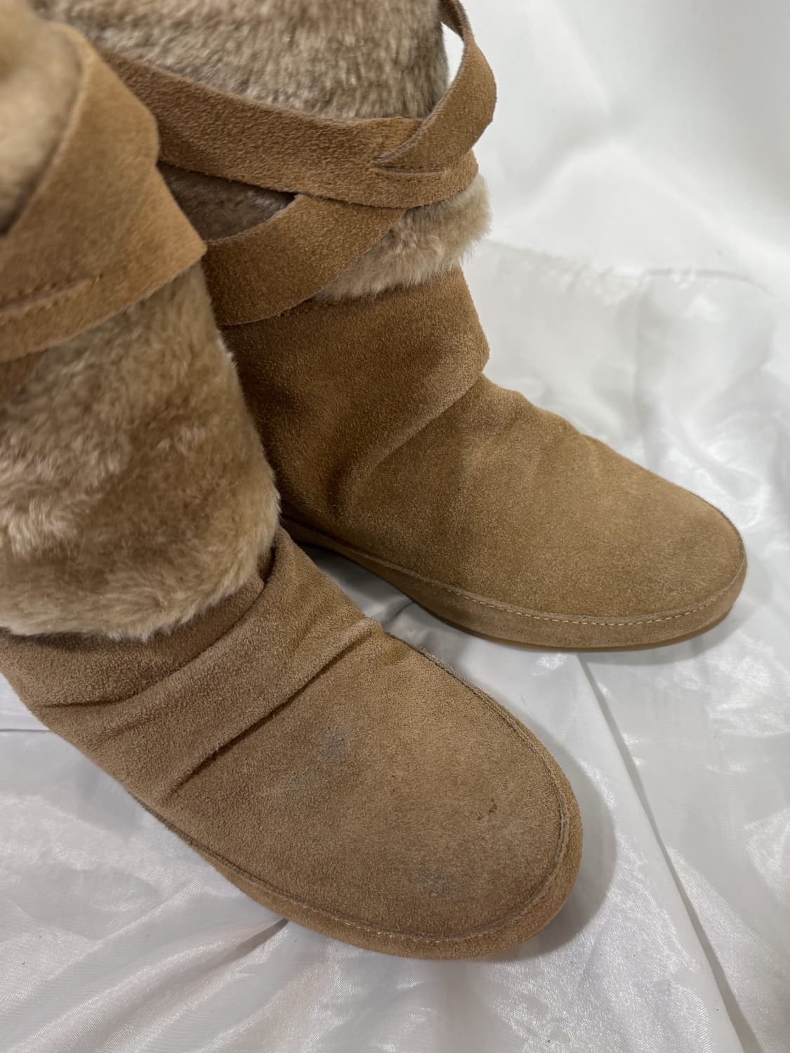 brown fur boots 상품이미지4