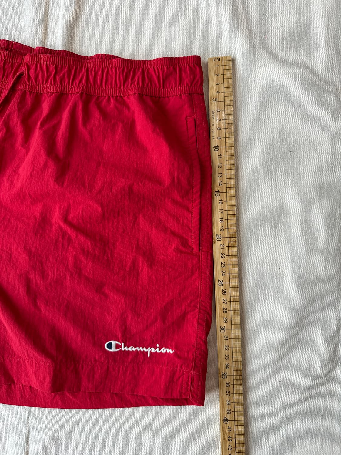 챔피온 나일론 스윔 쇼츠 레드 XL 상품이미지10