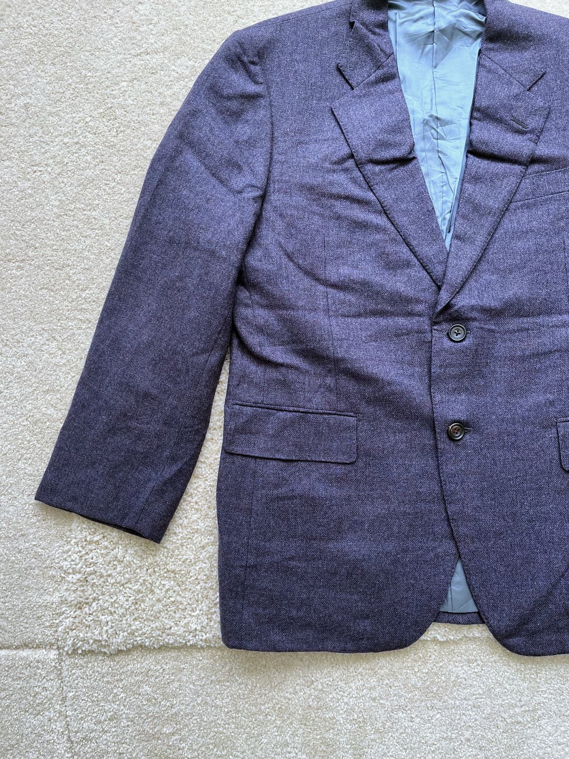 론너 울 캐시미어 핸드메이드 자켓 (100-103) 상품이미지5