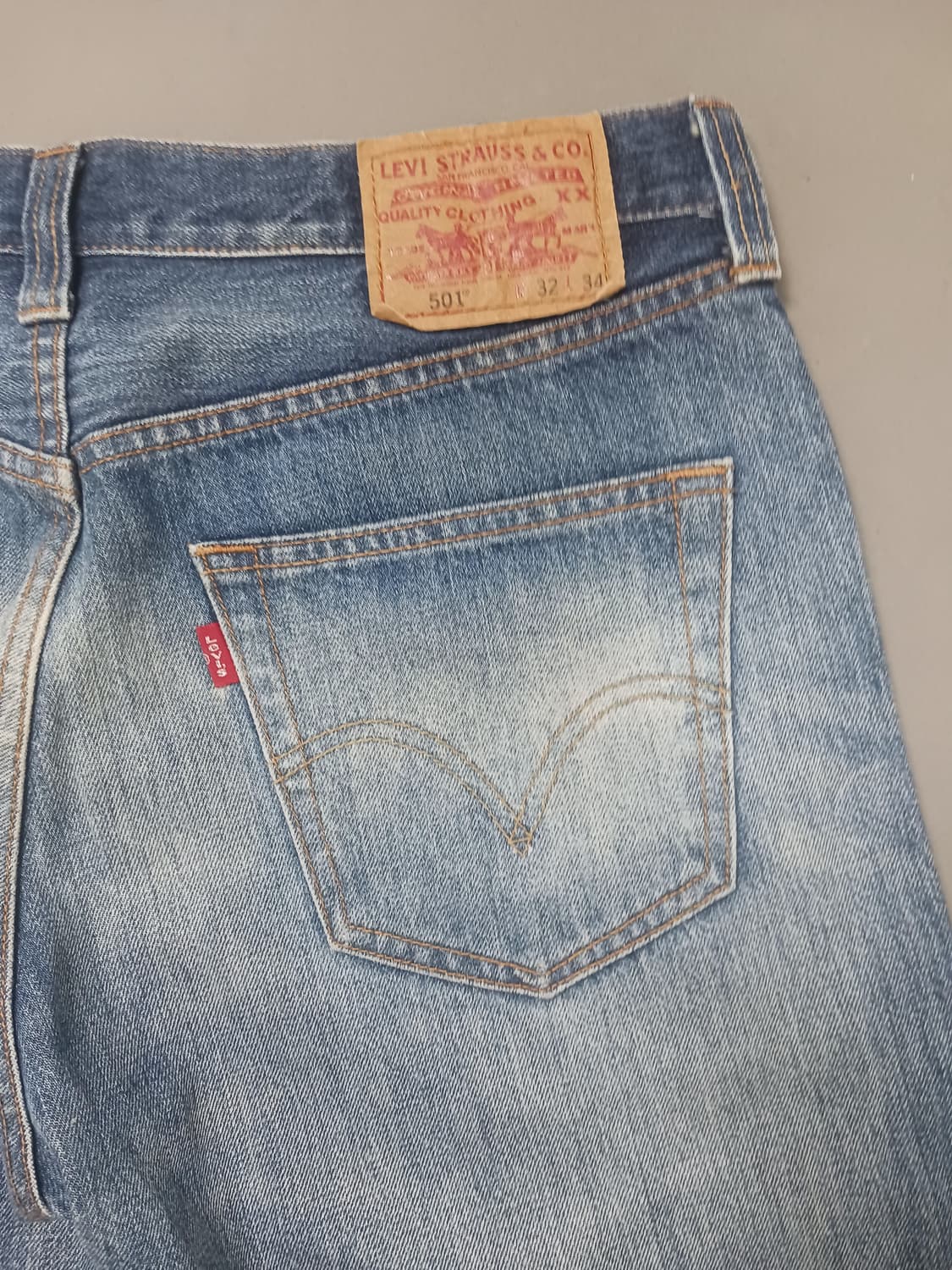 [32] 리바이스 501 빈티지워싱 오리지널 스트레이트진 청바지 상품이미지9