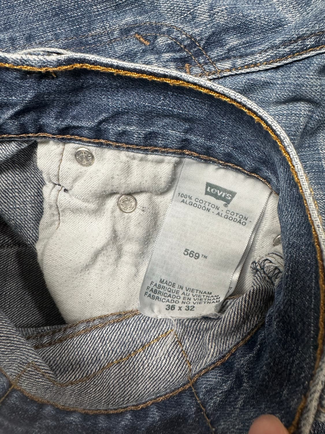 빈티지 리바이스 569 36X32 상품이미지4
