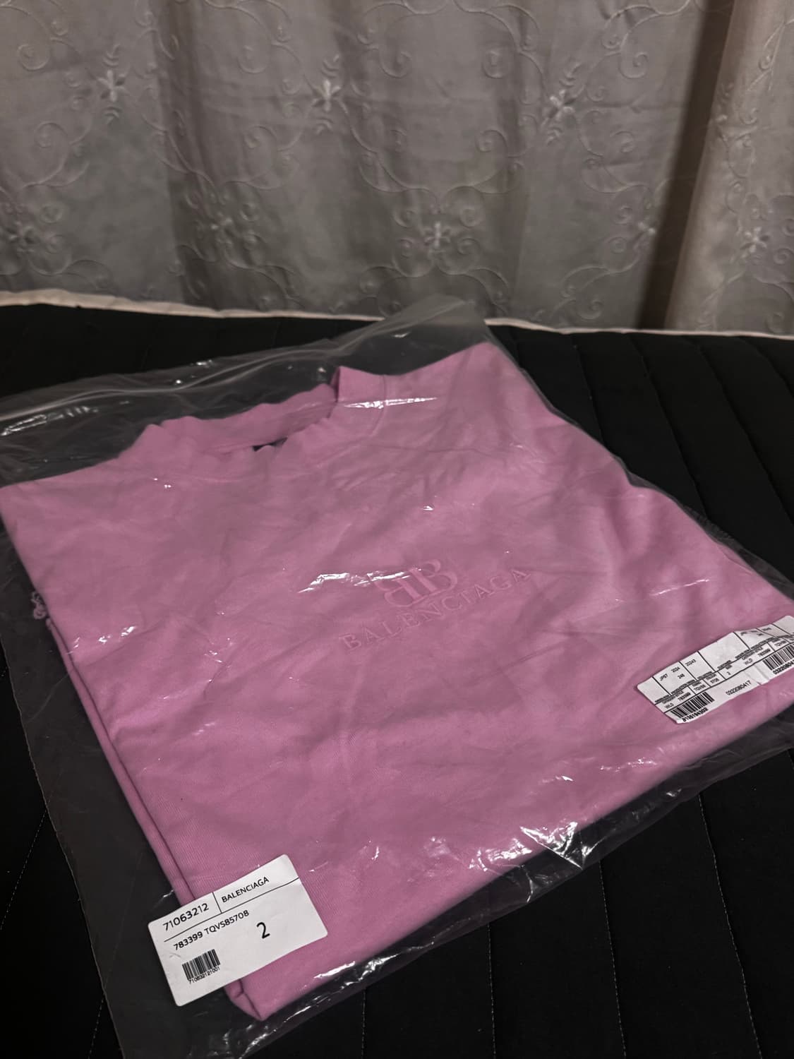 [2]발렌시아가 BB로고 로우컷 반팔 티셔츠(새상품급) 상품이미지5