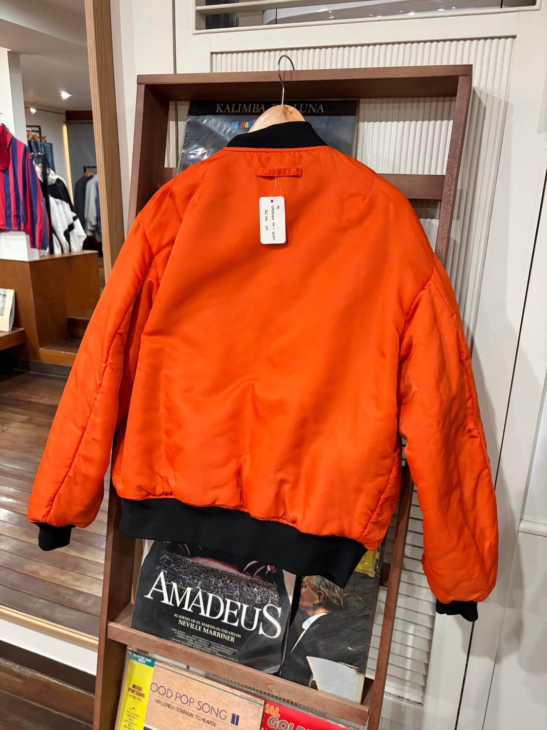 90s 알파인더스트리 ideal 지퍼 Ma-1 항공점퍼 상품이미지7