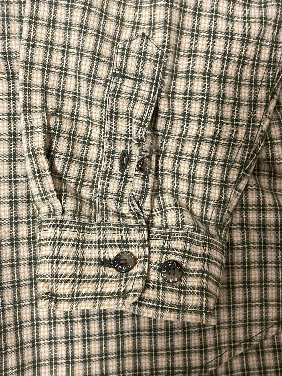 세인트폴 체크 긴팔 셔츠 상품이미지2