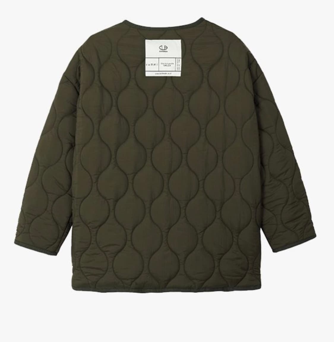 [미 시착 새 상품] 돈비레잇 퀼팅 자켓 카키 상품이미지2