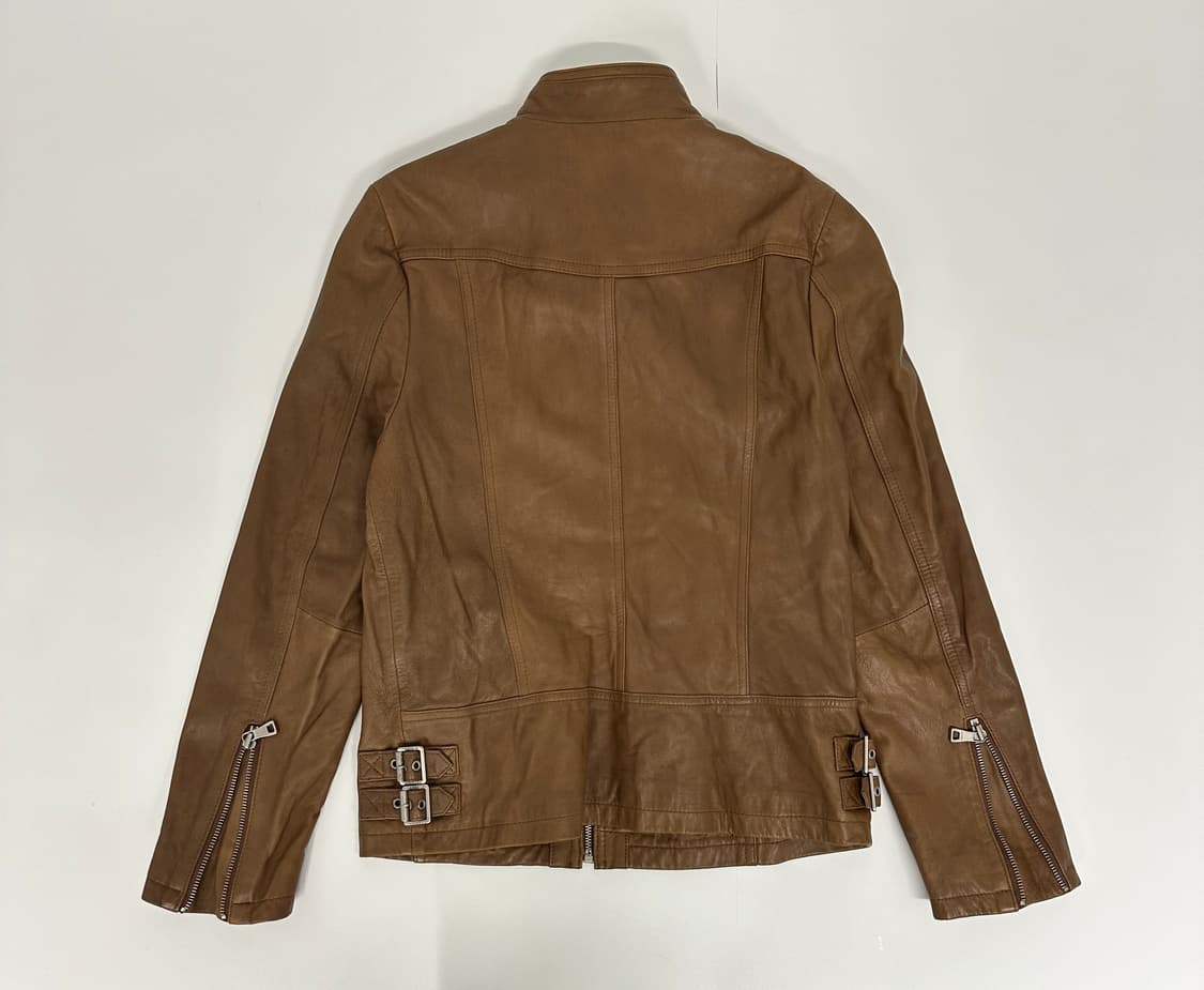 이태리 양가죽 버클지퍼 자켓  상품이미지3