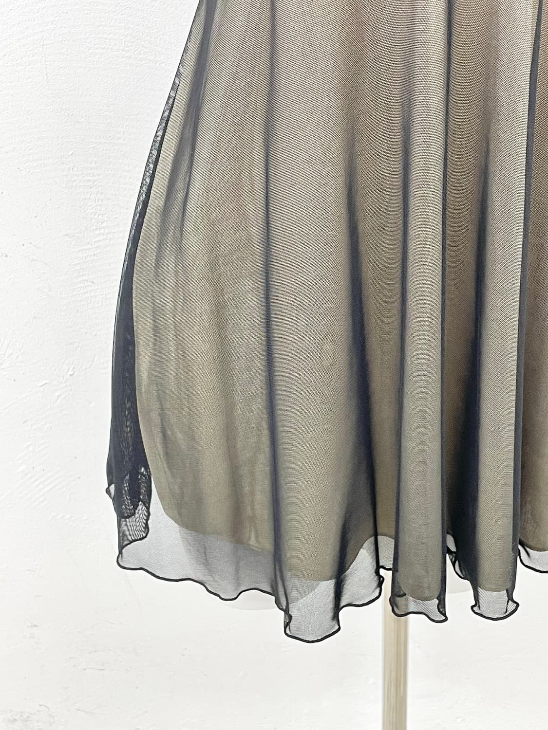 블랙 시어 레이스 슬립 상품이미지3