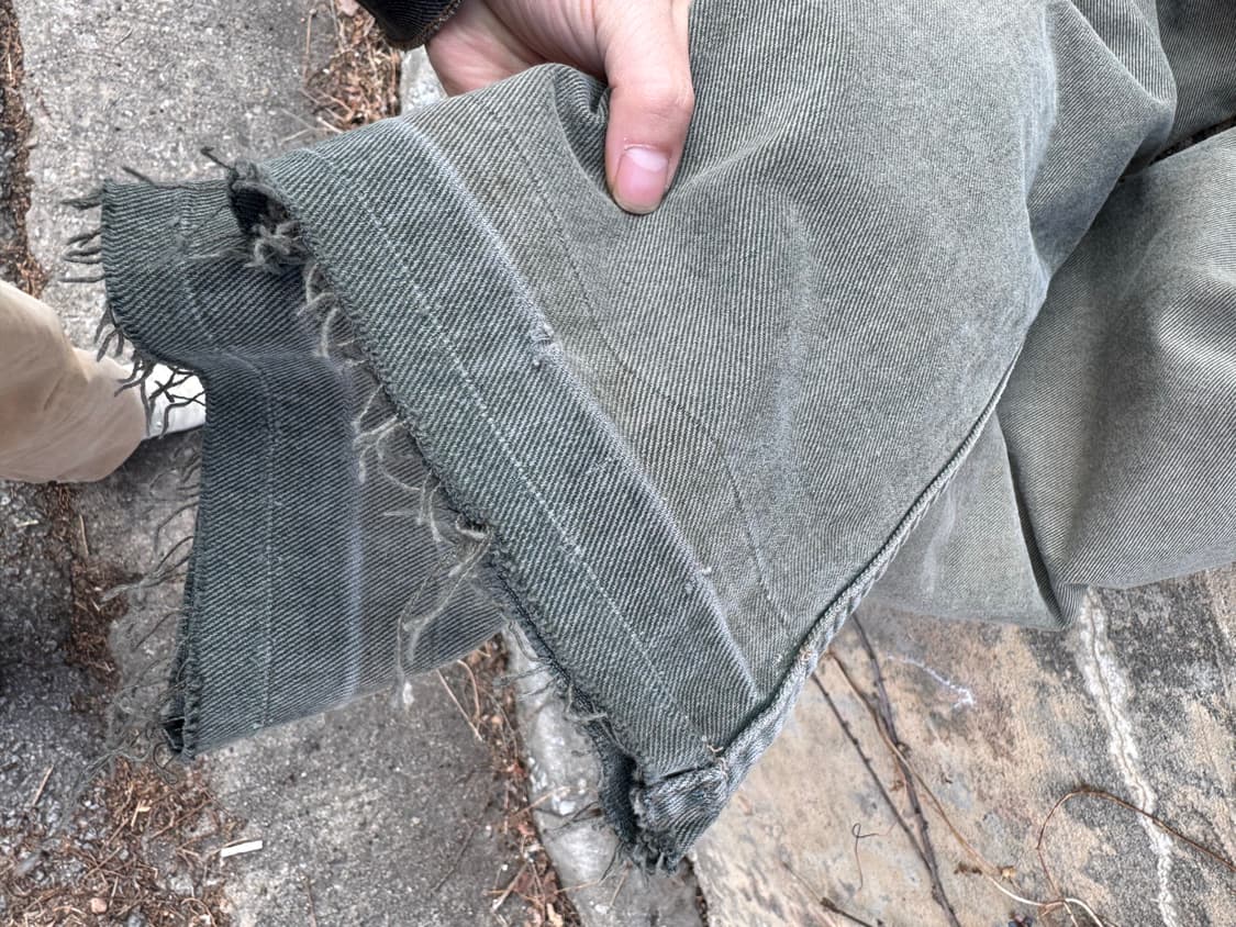 90s 리바이스 실버탭 빈티지 usa 모스그린 데님 팬츠  상품이미지7