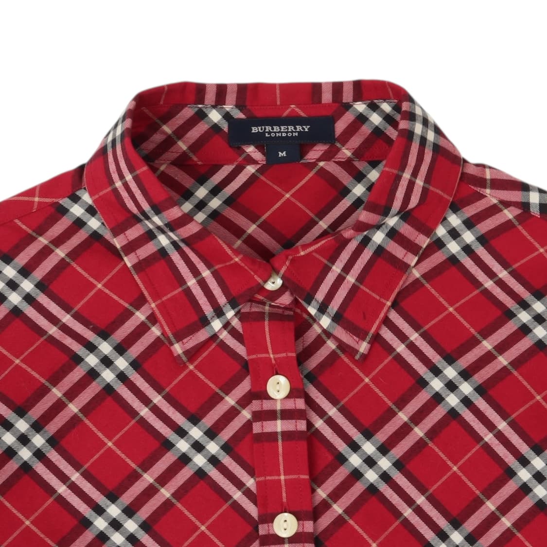 버버리 런던 우먼스 레드 노바체크 셔츠 상품이미지2