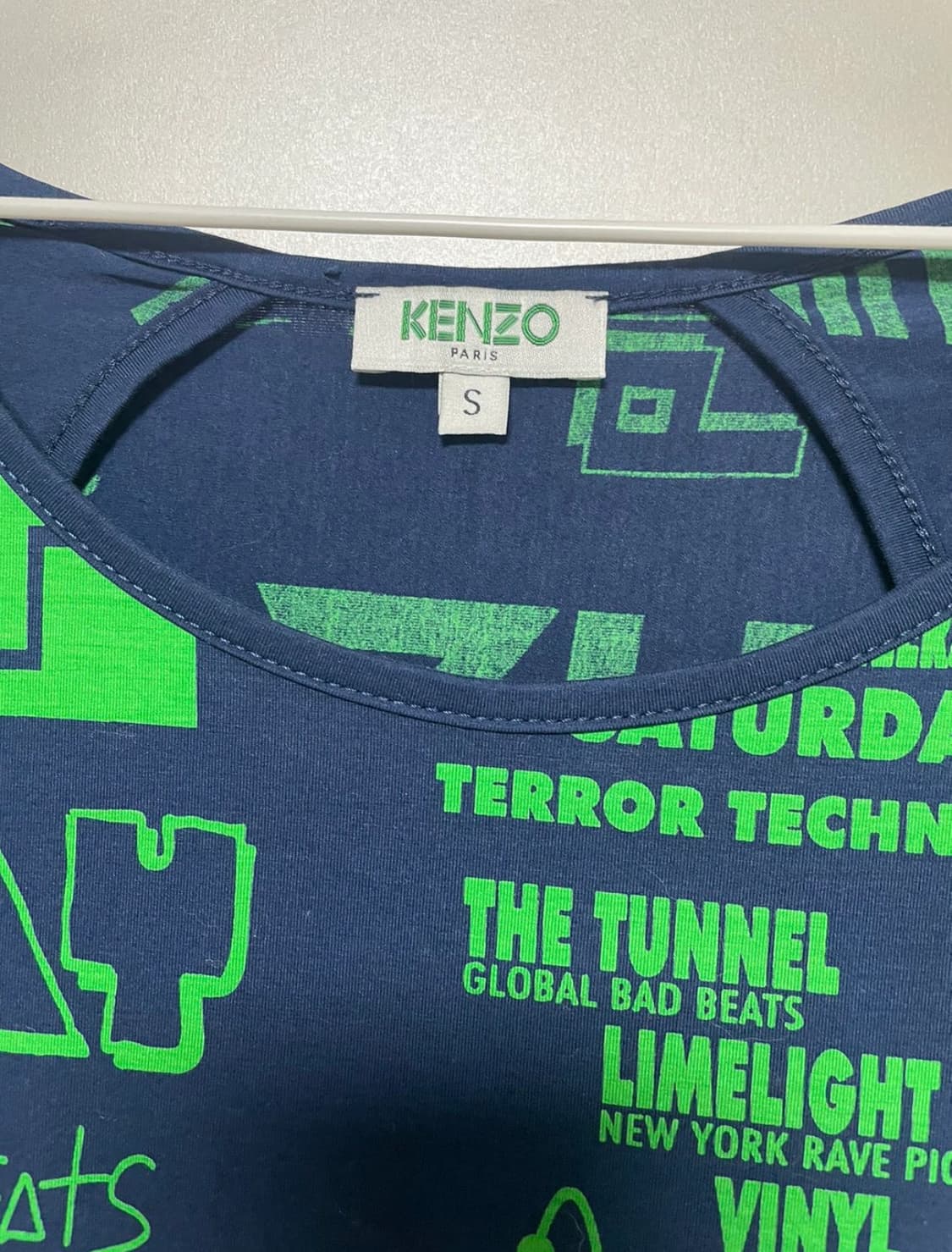 KENZO PARIS 네이비 프린트 드레스 S 상품이미지2