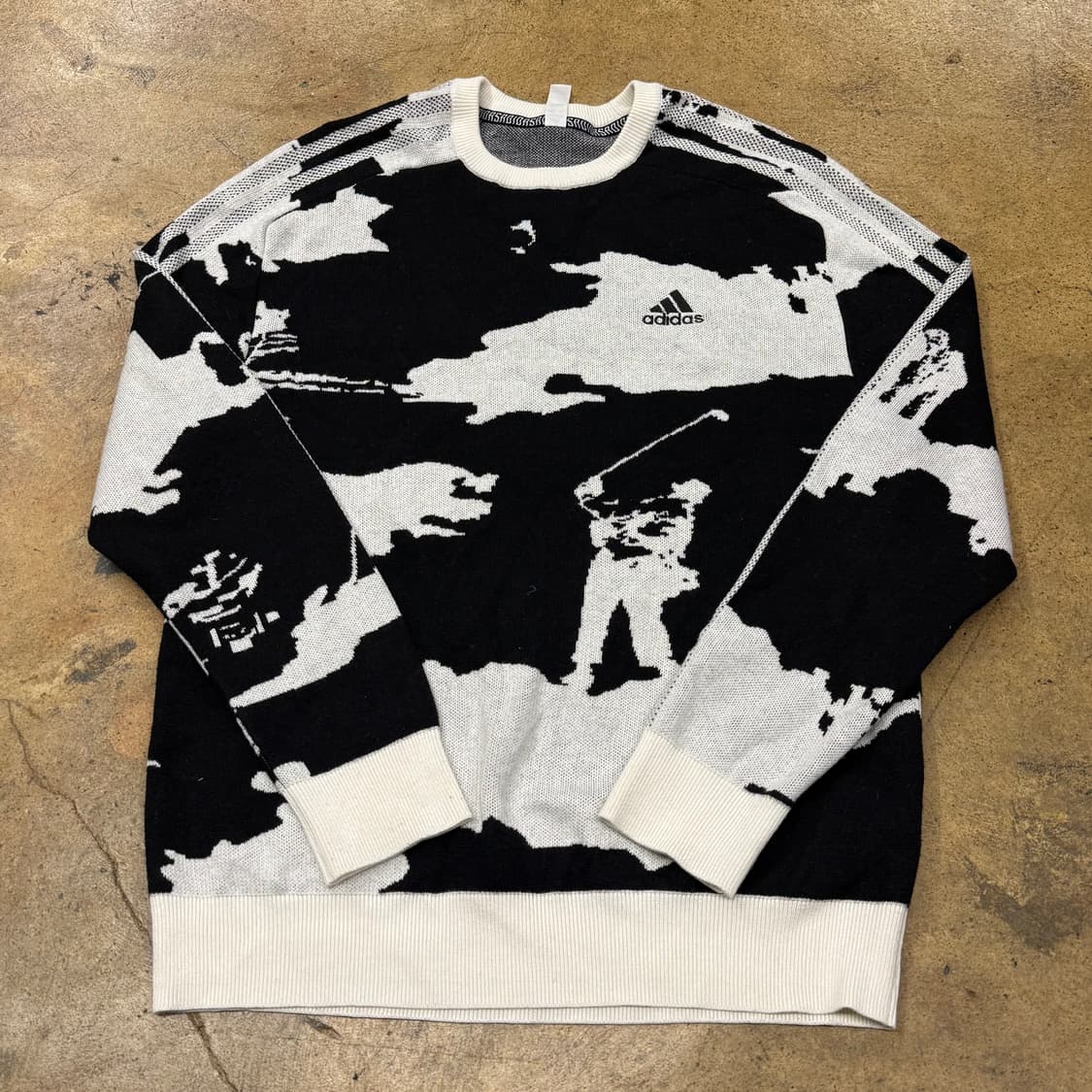 아디다스 지브라 흰검 트랙탑 니트 상품이미지2