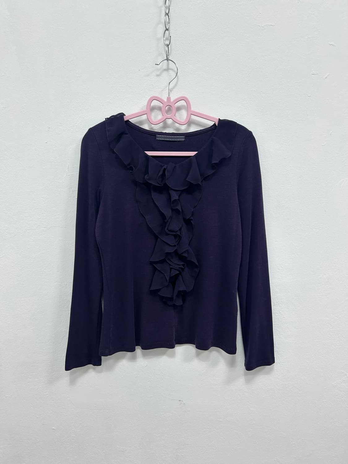 슈슈룬 바닐라 흑화 무드 레이스 롱슬리브 상품이미지4