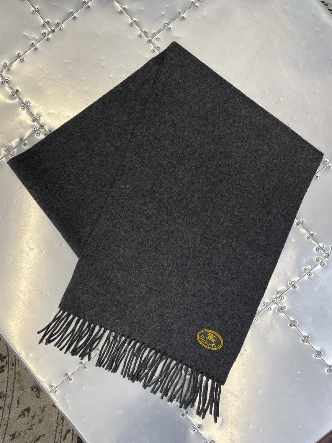 버버리 90s 이퀘스트리안 나이트 울 스카프 상품이미지2