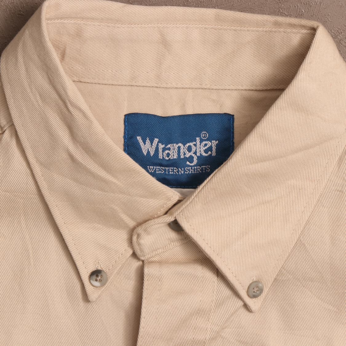 랭글러 헤비코튼 베이지 워크셔츠 A1593 상품이미지3