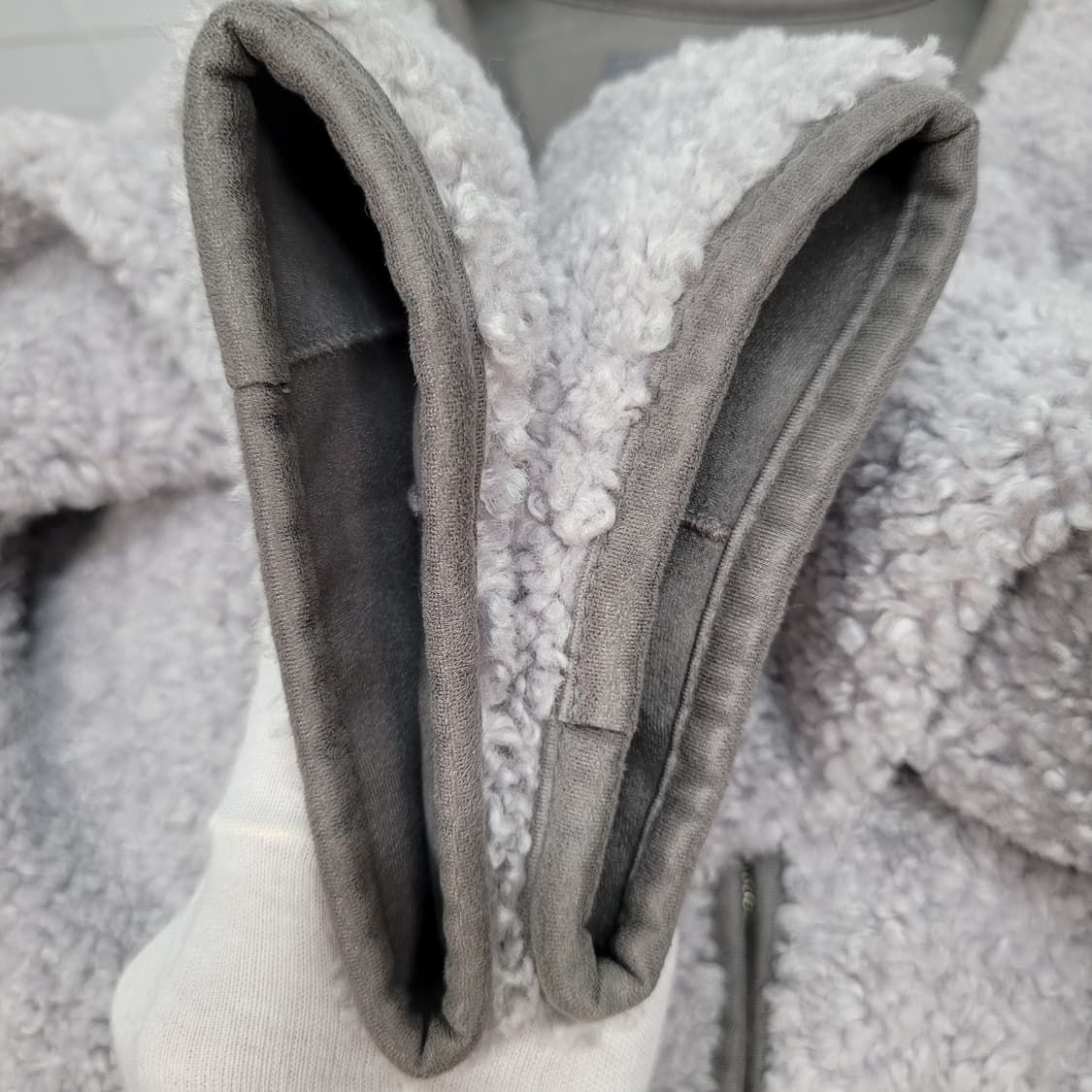 JUCY JUDY 쥬시쥬디 뽀글이 집업 자켓 55 사이즈 상품이미지6