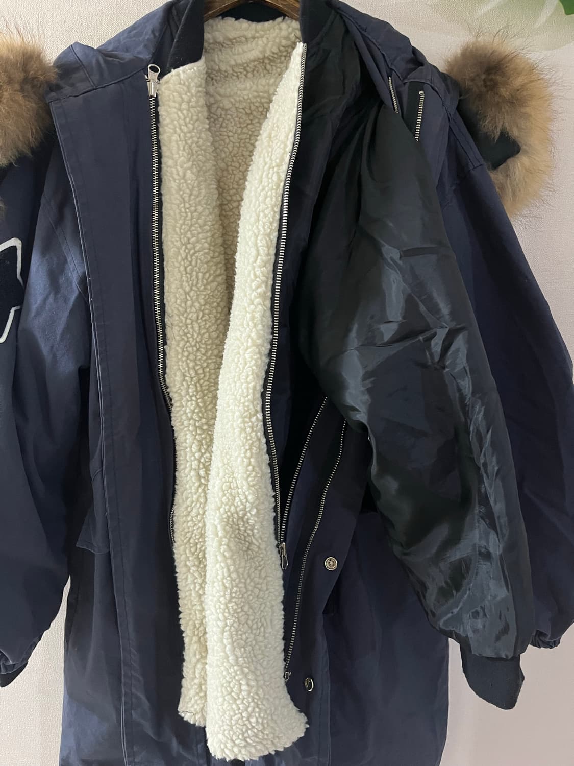 네이비라쿤야상점퍼 상품이미지8