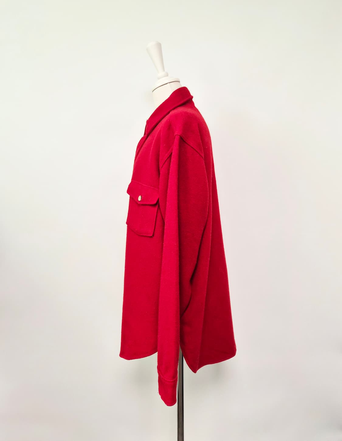 울리치 워크셔츠 wool 레드 라지사이즈 상품이미지4