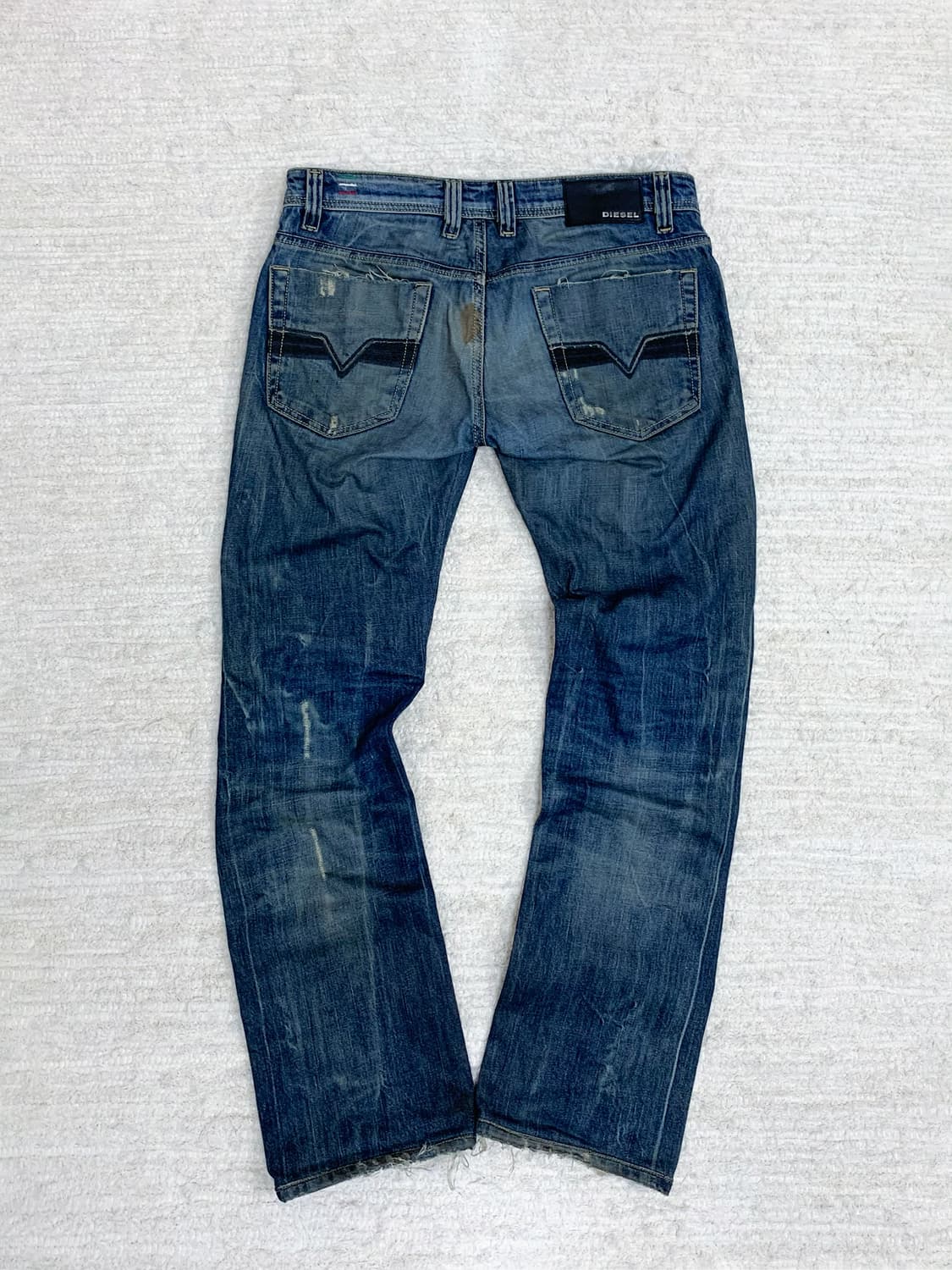Diesel dirty-wash straight jeans 상품이미지4