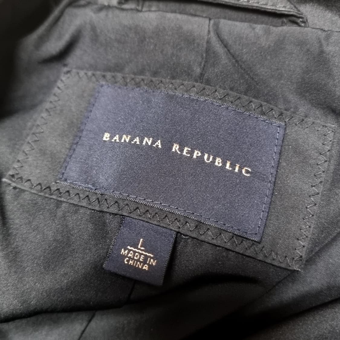 바나나리퍼블릭 블랙 남성 헤링턴 자켓(105) 상품이미지3