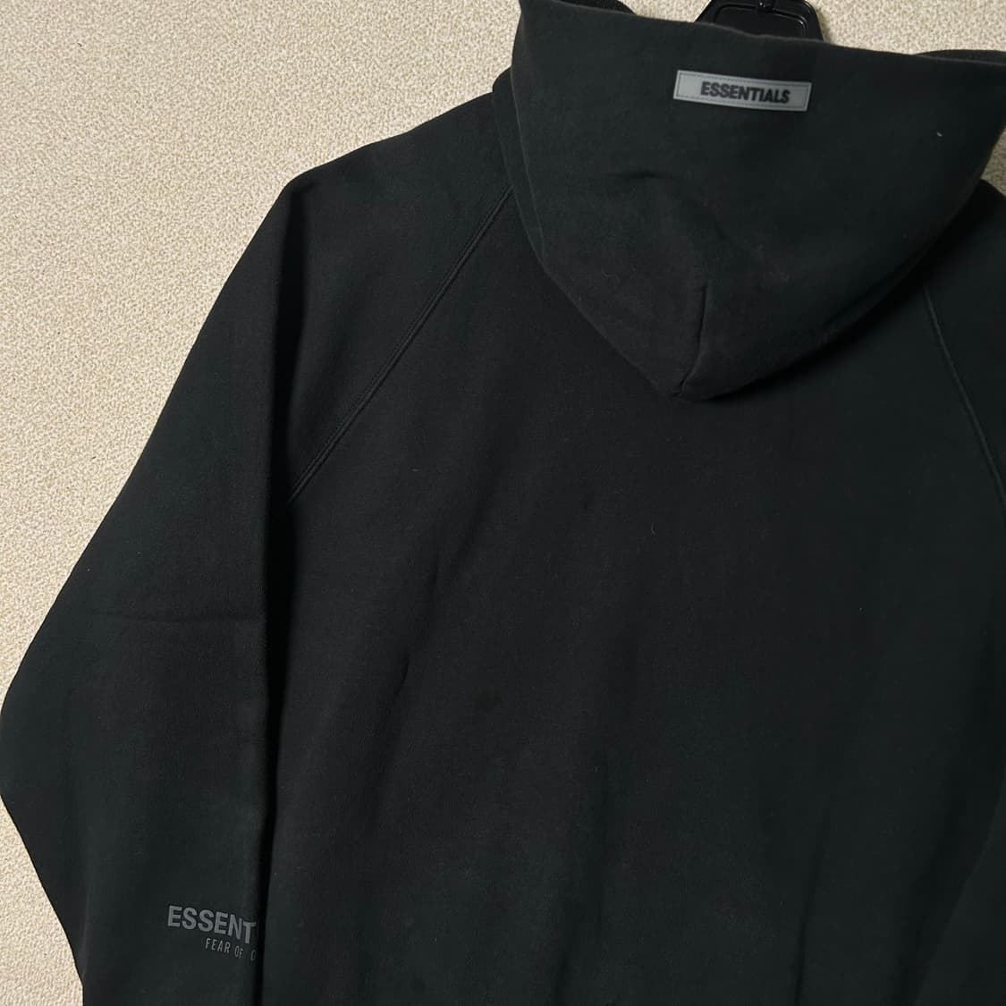 (S) 피어오브갓 에센셜 블랙 후드 상품이미지3