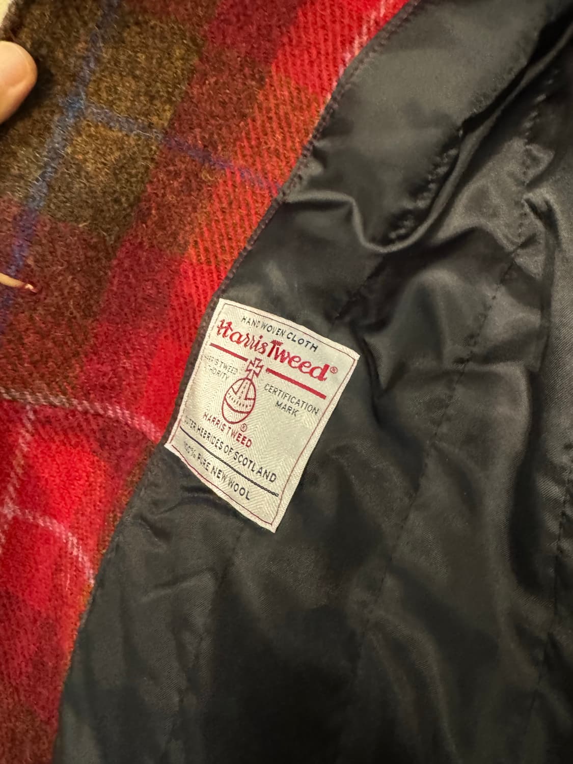 Harris tweed 해리스트위드 코트 상품이미지3