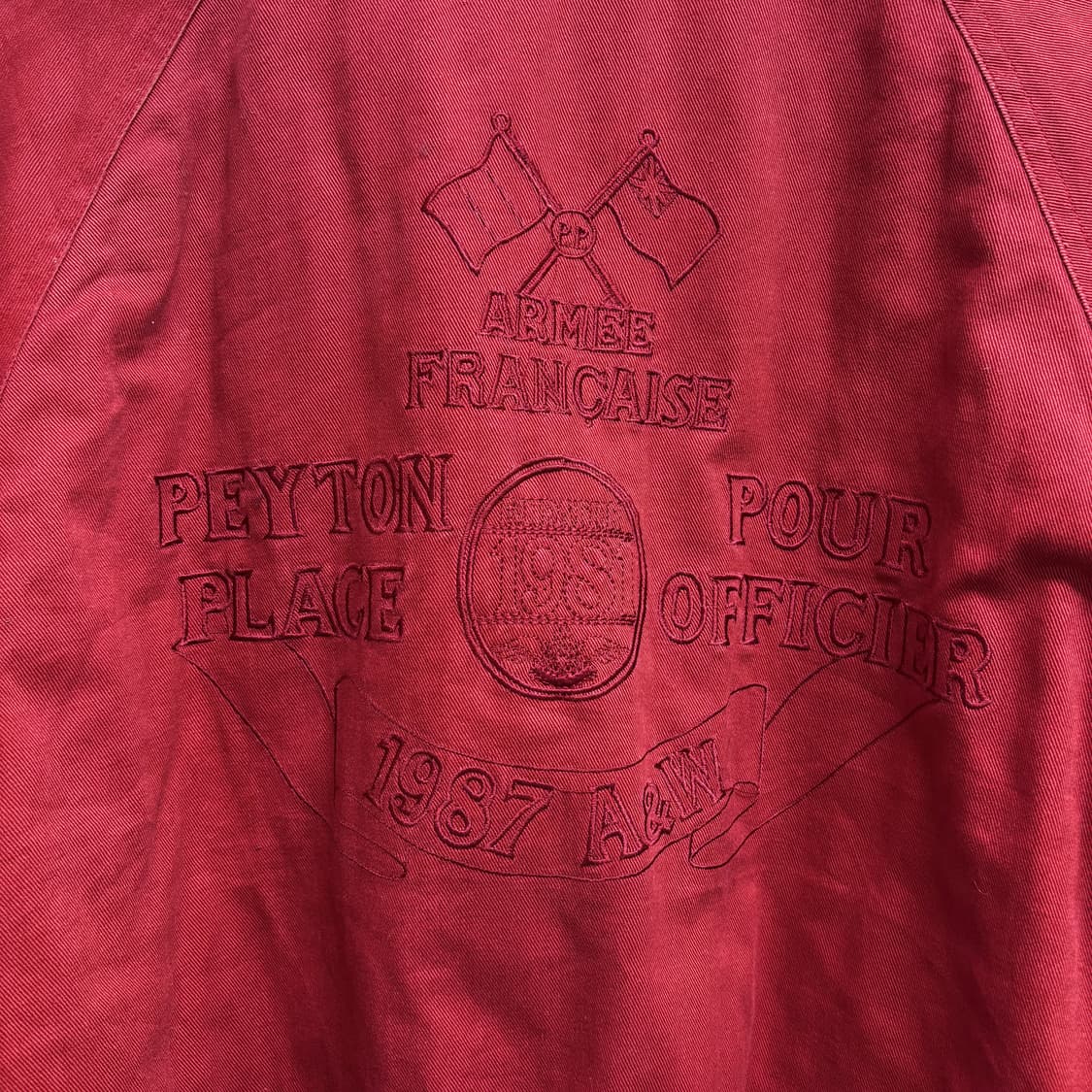 80's 피그먼트 코튼 블루종 자켓  상품이미지7