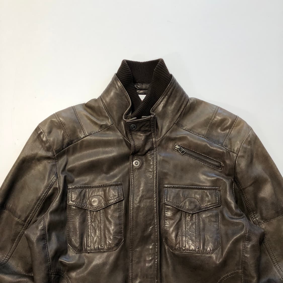 던모어 램스킨 레더자켓  상품이미지4